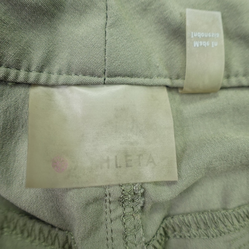 Athleta Pants Womens 8 Green Cargo Hiking Outdoor Straight Leg - Picture 4 of 16